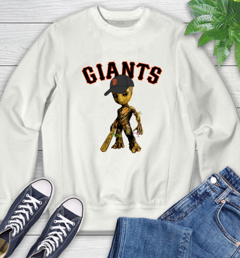 MLB San Francisco Giants Groot Guardians Of The Galaxy Baseball Sweatshirt