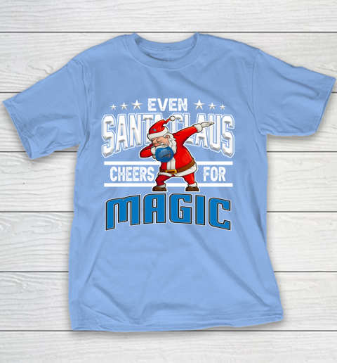 Orlando Magic Even Santa Claus Cheers For Christmas NBA Youth T-Shirt 8