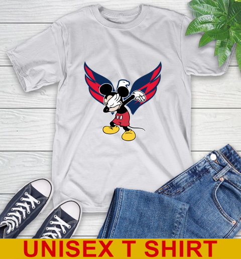 Washington Capitals NHL Hockey Dabbing Mickey Disney Sports T-Shirt 12
