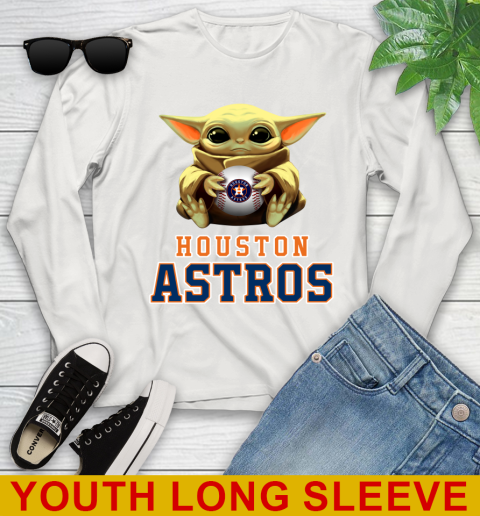 MLB Baseball Houston Astros Star Wars Baby Yoda Shirt 133