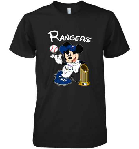 Texas Rangers Mickey Taking The Trophy MLB 2018 Premium Men's T-Shirt