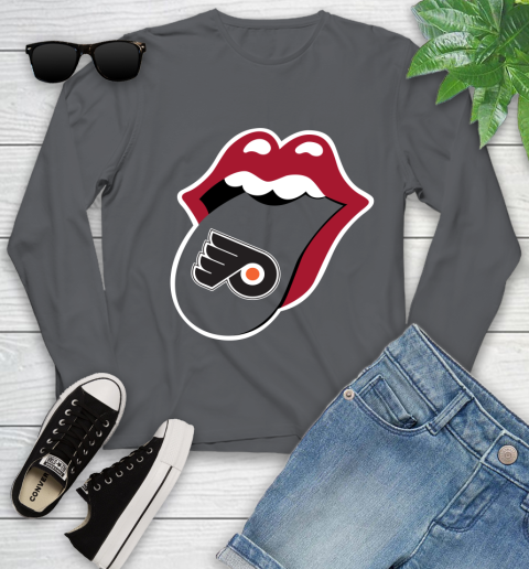 Philadelphia Flyers NHL Hockey Lips I Root For My Team Adoring Fan 132
