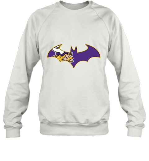 We Are The Minnesota Vikings Batman NFL Mashup Sweatshirt
