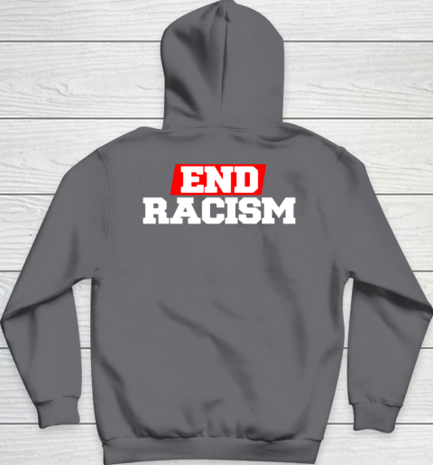 NFL End Racism Print In Front And Back Hoodie 12