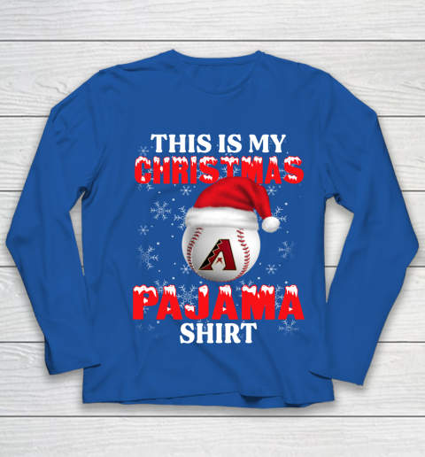 Arizona Diamondbacks This Is My Christmas Pajama Shirt MLB Youth Long Sleeve 7