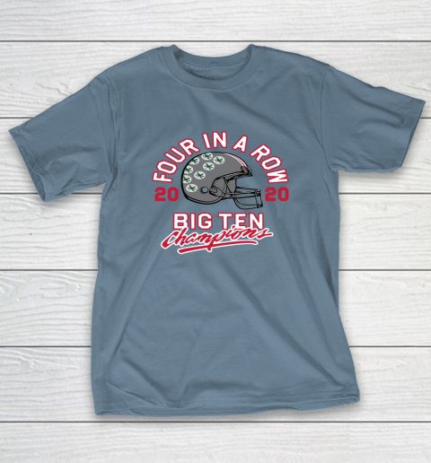 OSU 2020 Big Ten Champions 2020 Four In A Row T-Shirt 6