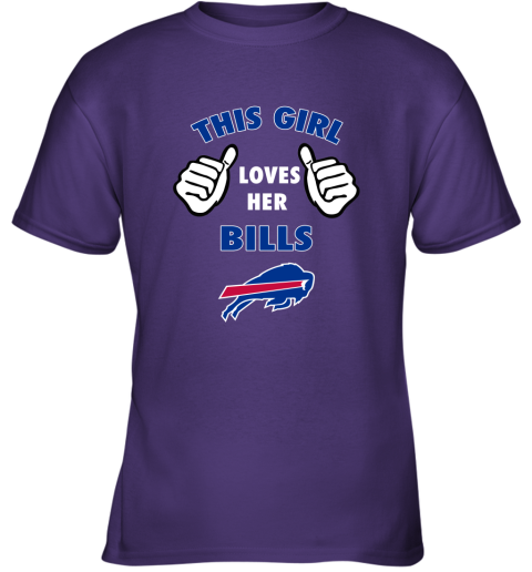 This Girl Loves Buffalo Bills Youth T-Shirt 