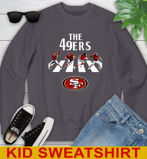 NFL Football San Francisco 49ers The Beatles Rock Band Shirt Youth Sweatshirt 5