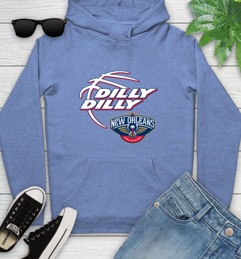 NBA New Orleans Pelicans Dilly Dilly Basketball Sports Youth Hoodie 12
