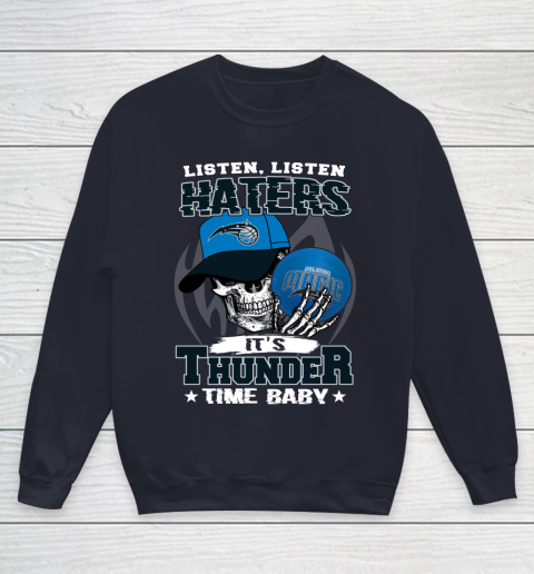 Listen Haters It is MAGIC Time Baby NBA Youth Sweatshirt 2