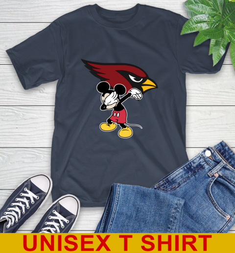 Arizona Cardinals NFL Football Dabbing Mickey Disney Sports T-Shirt 4