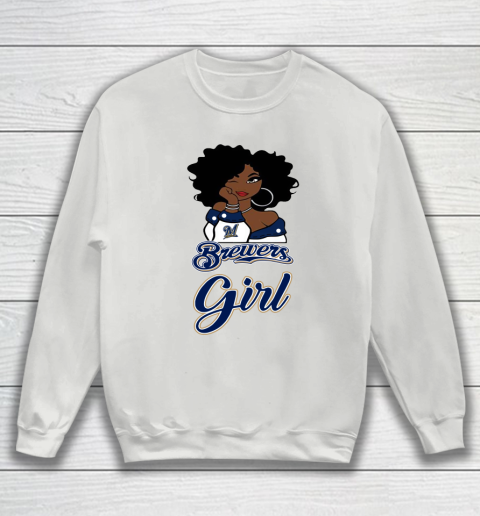 Milwaukee Brewerss Girl MLB Sweatshirt 5