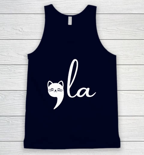 Cat Comma La Kamala Harris For President 2024 Election Tank Top 2