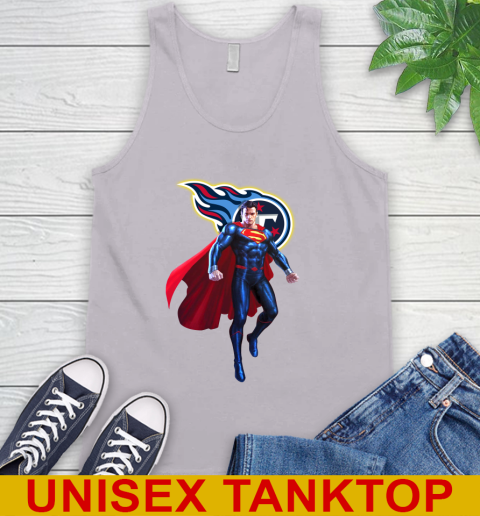 NFL Superman DC Sports Football Tennessee Titans Tank Top 4