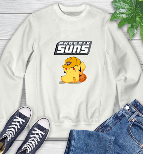 NBA Pikachu Basketball Sports Phoenix Suns Sweatshirt