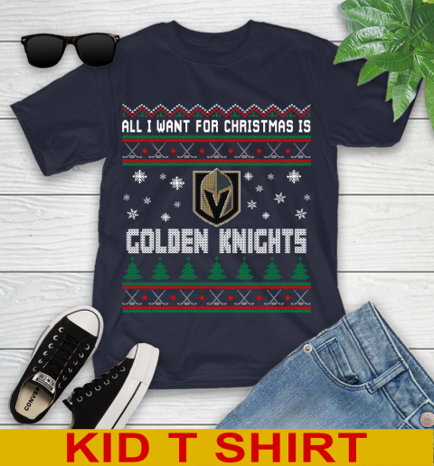 Vegas Golden Knights NHL Hockey All I Want For Christmas Is My Team Sports 98