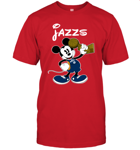 Mickey utah jazz Unisex Jersey Tee