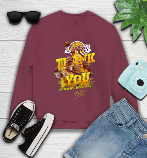 Great Thank you Kobe Bryant Los Angeles Lakers signature shirt 29