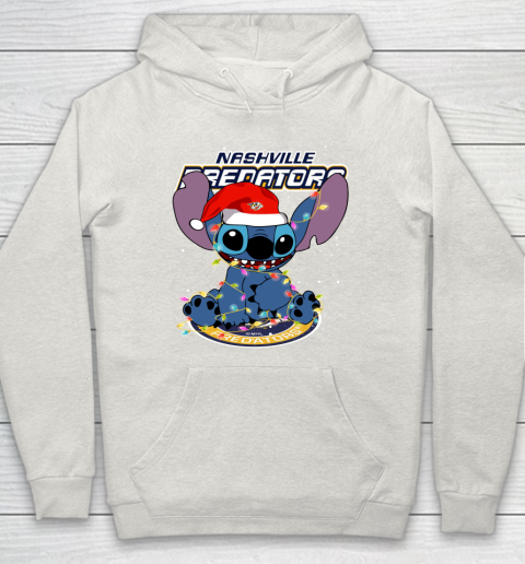 Nashville Predators NHL Hockey noel stitch Christmas Hoodie 8