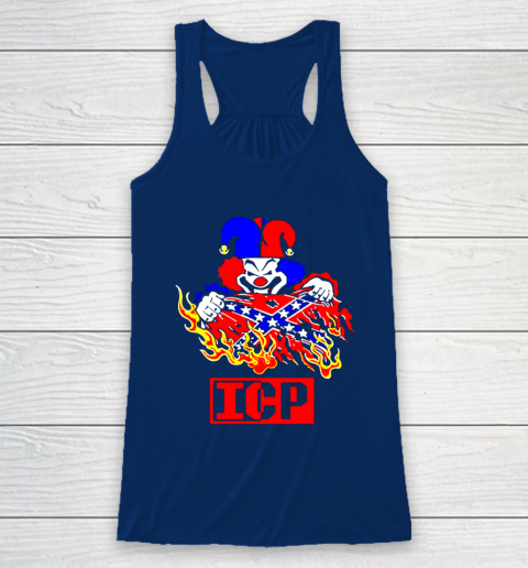 Fuck your rebel flag Racerback Tank 6