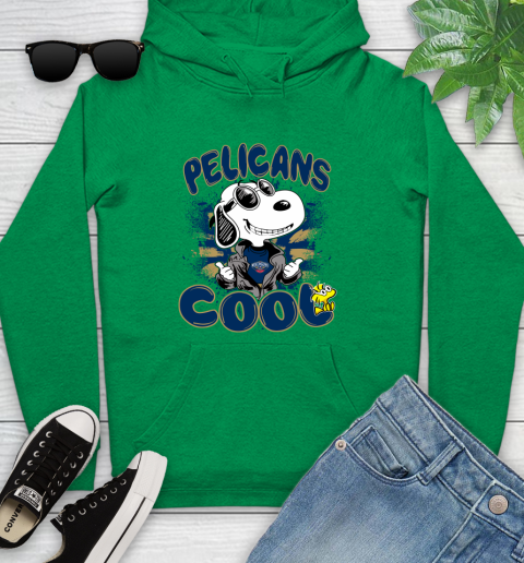 NBA Basketball New Orleans Pelicans Cool Snoopy Shirt Youth Hoodie 7