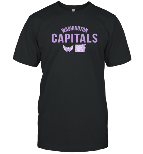 Washington Capitals Richmond Resilient Hockey Fights Cancer T-Shirt