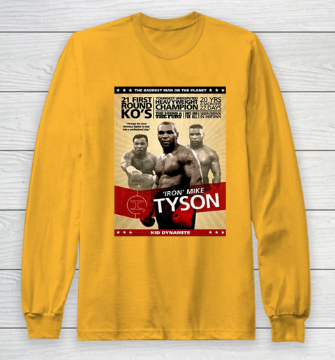 Mike tyson hot sale yellow shirt
