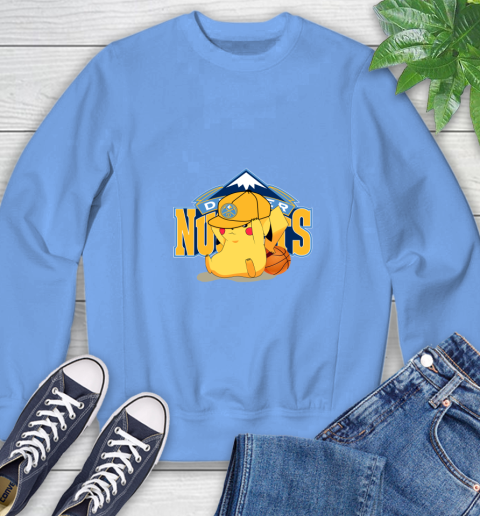 NBA Pikachu Basketball Sports Denver Nuggets Sweatshirt 11