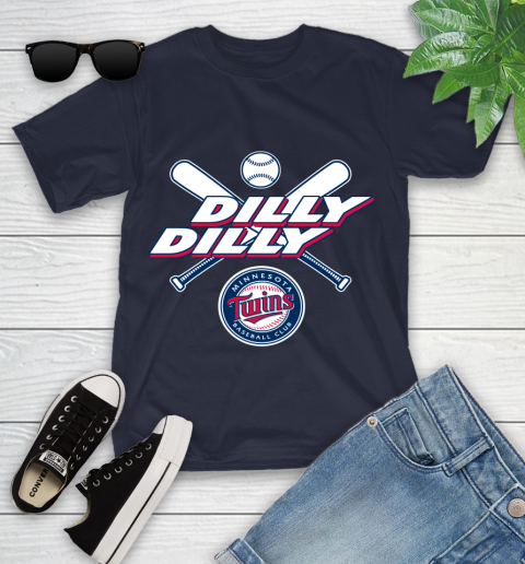 MLB Minnesota Twins Dilly Dilly Baseball Sports Youth T-Shirt 3