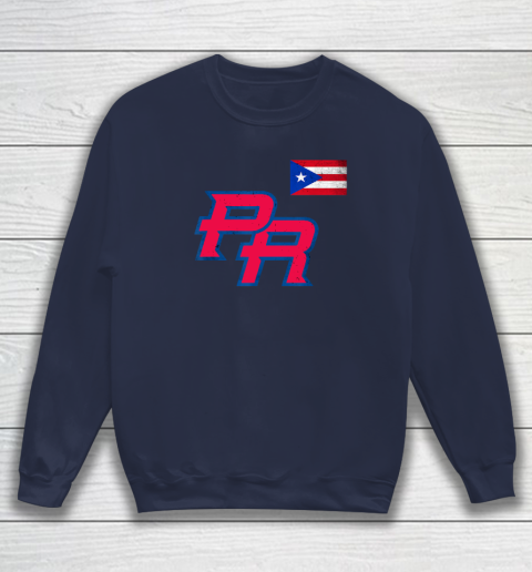 Puerto Rico 2023 Baseball Flag Pride red Boricua Puerto Rico Sweatshirt 2
