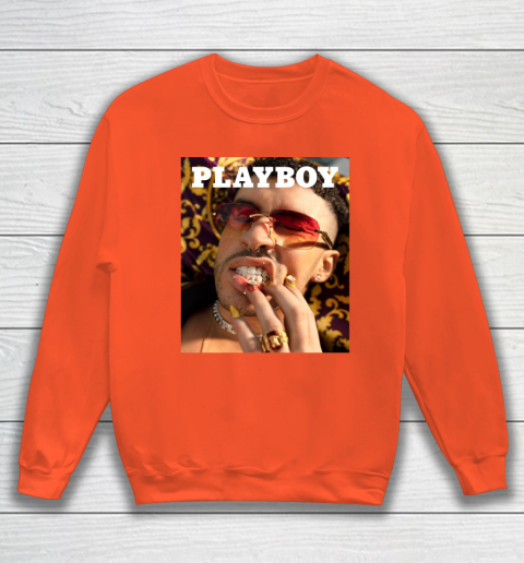 Orange shop playboy jumper