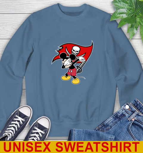 Tampa Bay Buccaneers NFL Football Dabbing Mickey Disney Sports Sweatshirt 8