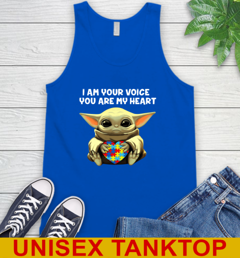 I Am Your Voice You Are My Heart Baby Yoda Autism Awareness Shirt 70