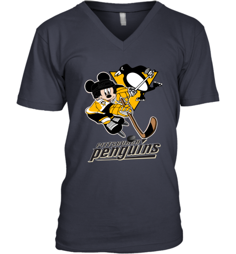Pittsburgh Penguins Mickey Mouse Playmaker Official NHL Hockey