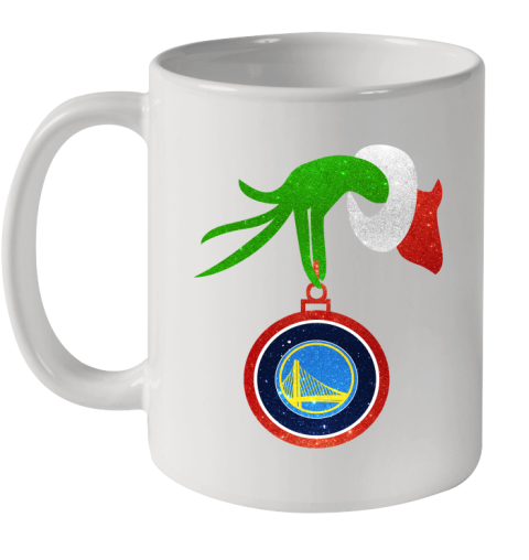 Golden State Warriors Grinch Merry Christmas NBA Basketball Ceramic Mug 11oz