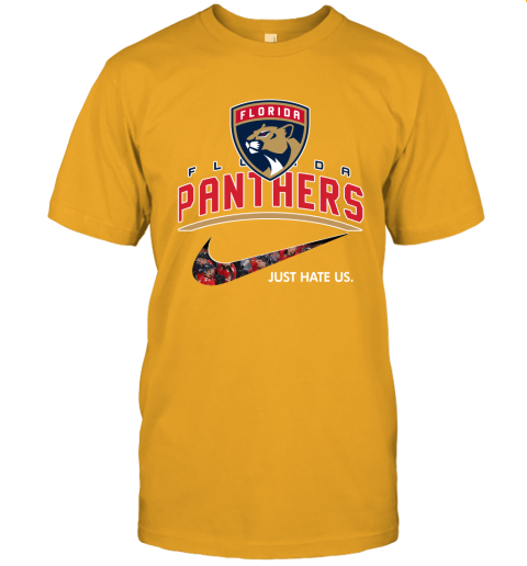 NHL Team Florida panthers x Nike Just Hate Us Hockey Unisex Jersey Tee