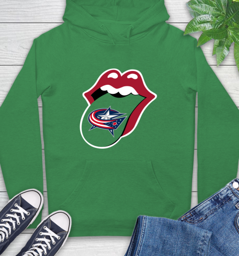 Columbus Blue Jackets NHL Hockey Lips I Root For My Team Adoring Fan 20