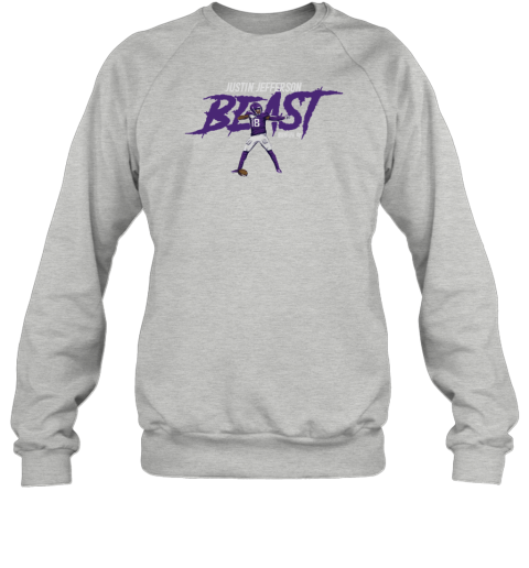 Fanatics Vikings Justin Jefferson Beast Sweatshirt