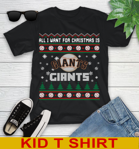 MLB All I Want For Christmas Is San Francisco Giants Baseball Sports 97