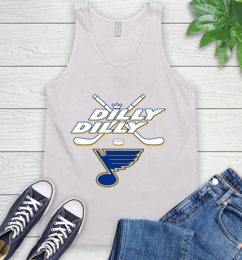 NHL St.Louis Blues Dilly Dilly Hockey Sports Tank Top