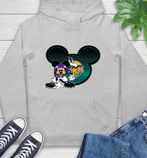 NFL Minnesota Vikings Mickey Mouse Disney Football T Shirt Hoodie 6