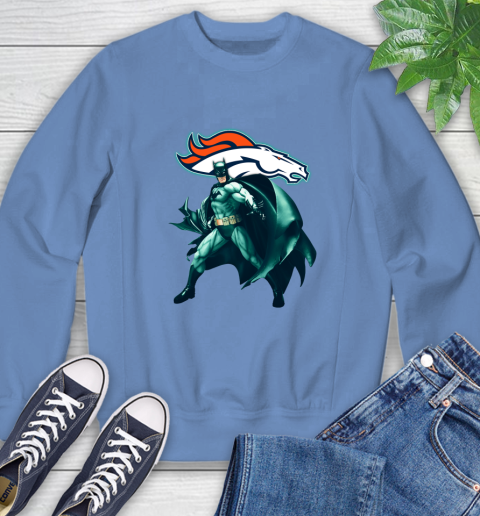 NFL Batman Football Sports Denver Broncos Sweatshirt 11
