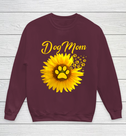 Dog mom clearance sunflower sweatshirt