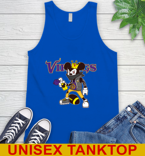 Minnesota Vikings NFL Football Mickey Peace Sign Sports Tank Top 5