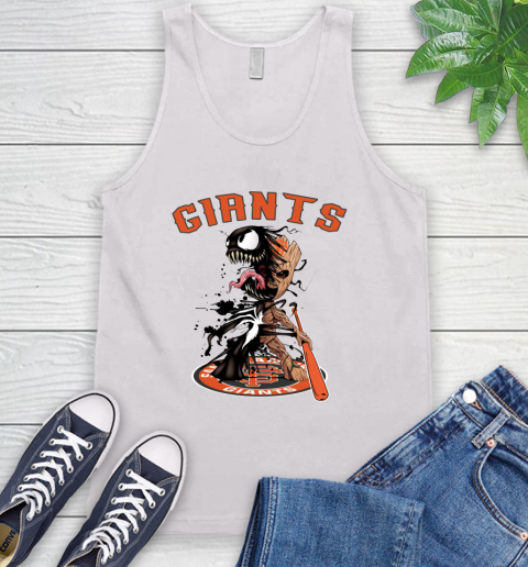 MLB San Francisco Giants Baseball Venom Groot Guardians Of The Galaxy Tank Top