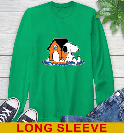 NHL Hockey New York Islanders Snoopy The Peanuts Movie Shirt Long Sleeve T-Shirt 7