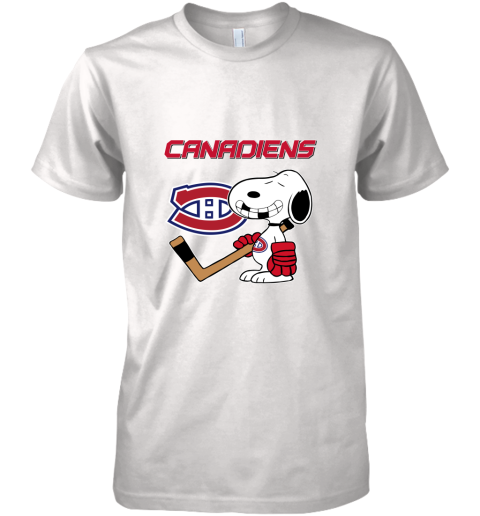 Montreal Canadiens Ice Hockey Broken Teeth Snoopy NHL Premium Men's T-Shirt