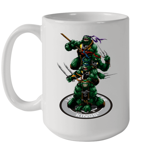 NHL Hockey Los Angeles Kings Teenage Mutant Ninja Turtles Shirt Ceramic Mug 15oz