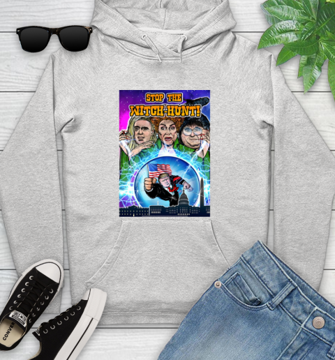 Stop The Witch Hunt Trump Youth Hoodie