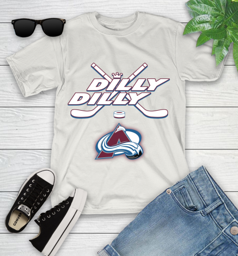 NHL Colorado Avalanche Dilly Dilly Hockey Sports Youth T-Shirt 12